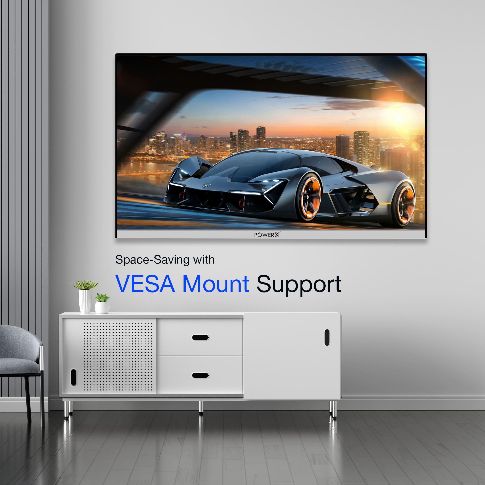 23.8” FHD FRAMELESS LED MONITOR