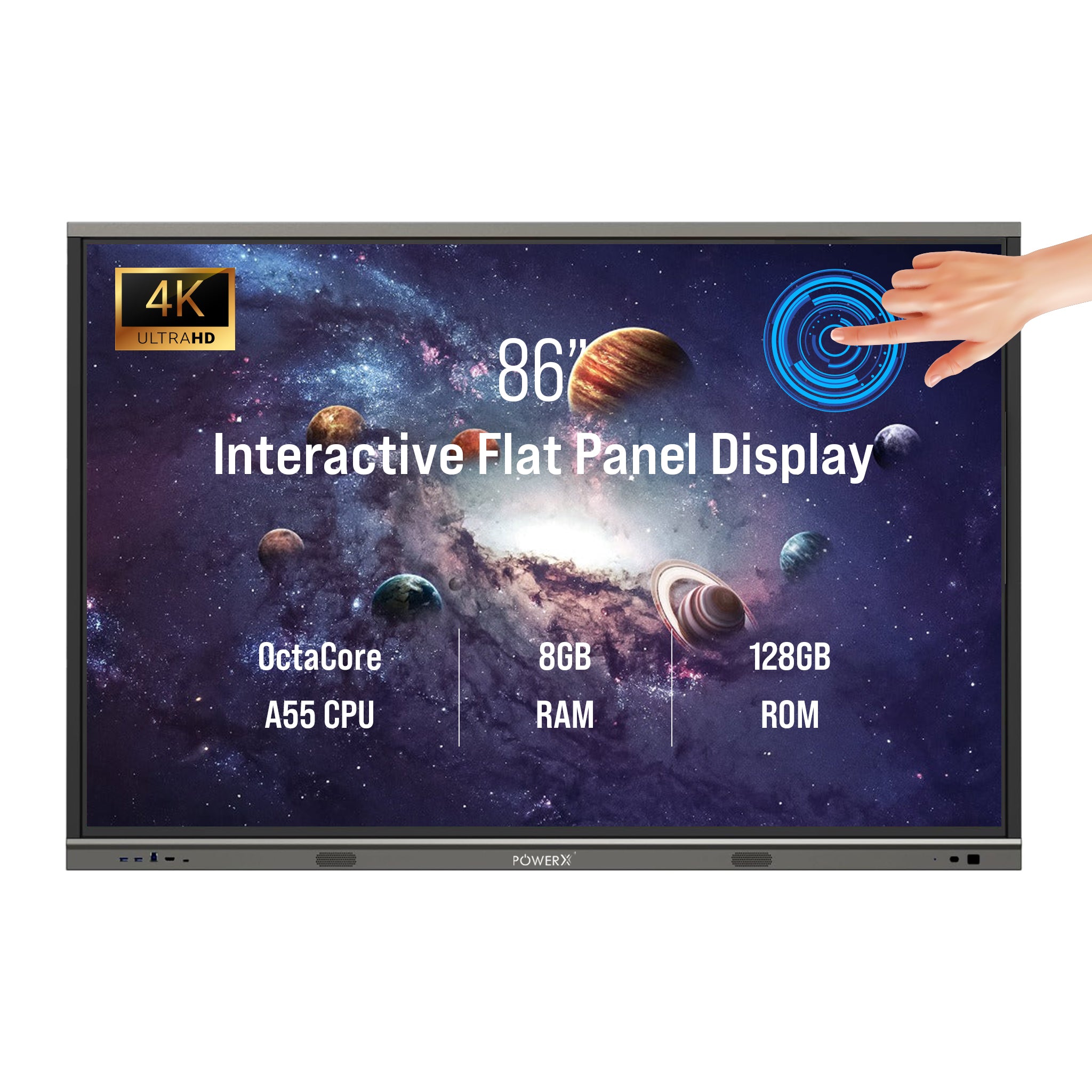 86” Interactive Flat Panel Display
