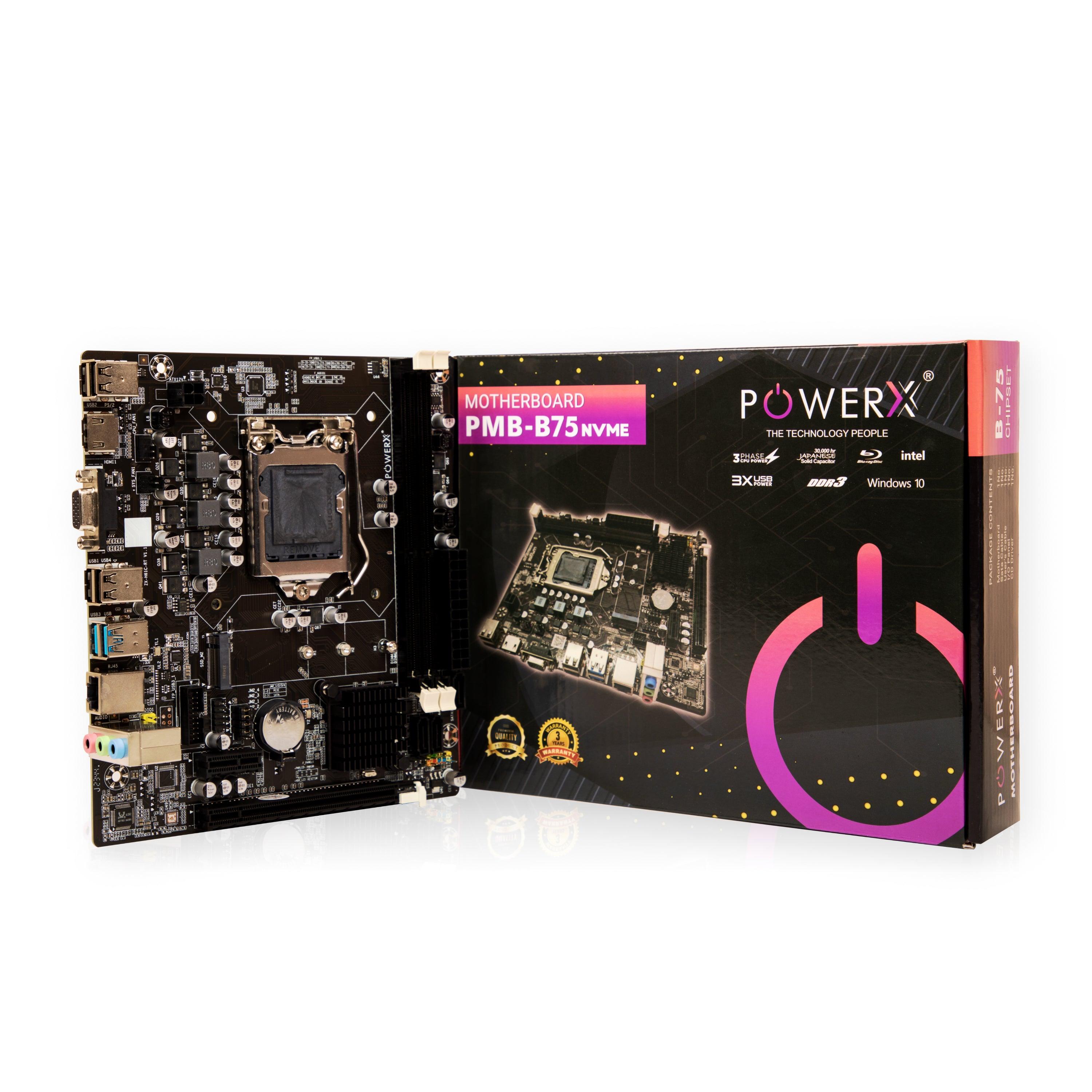 PMB-B75-DDR3 NVMe POWERX MOTHERBOARD