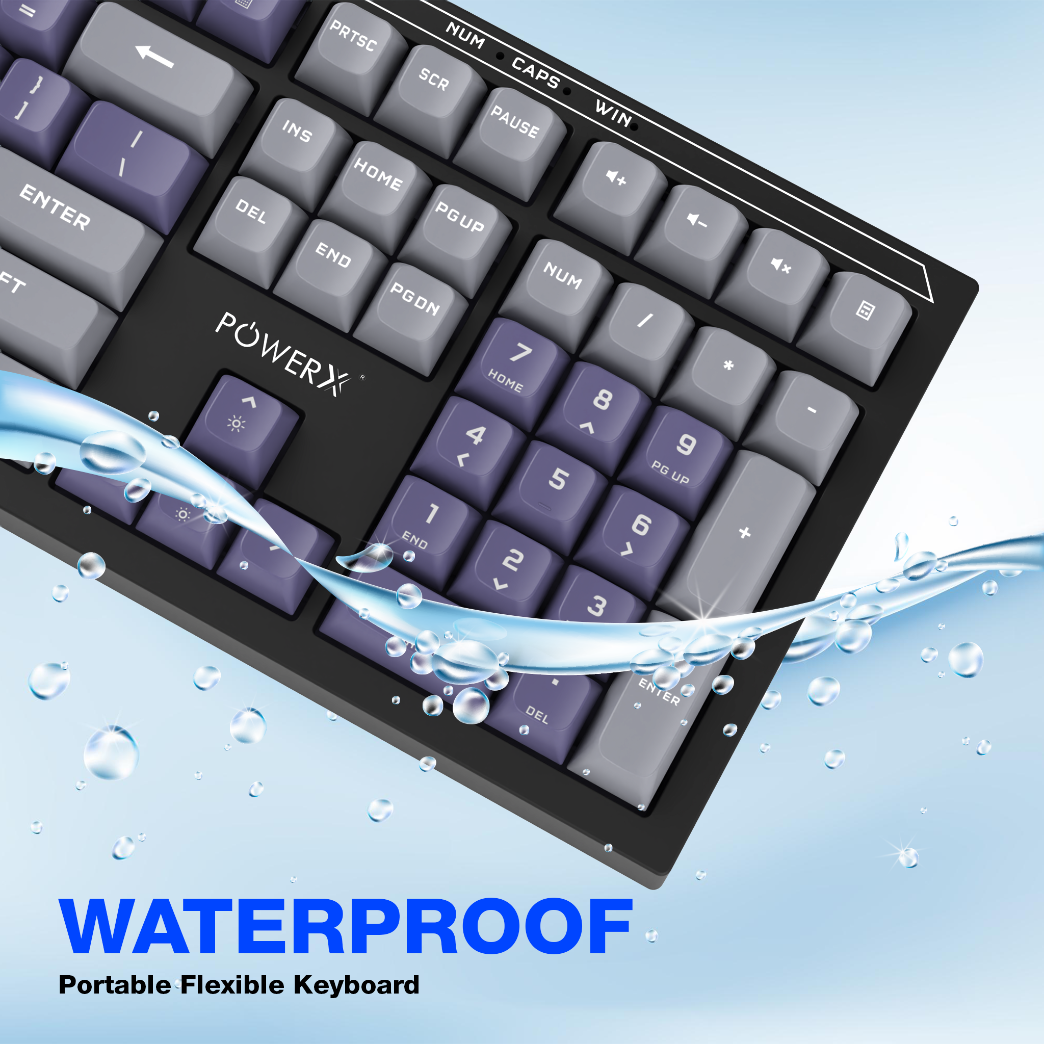 PWX-ULTRAKEYS 108 RGB WIRED KEYBOARD