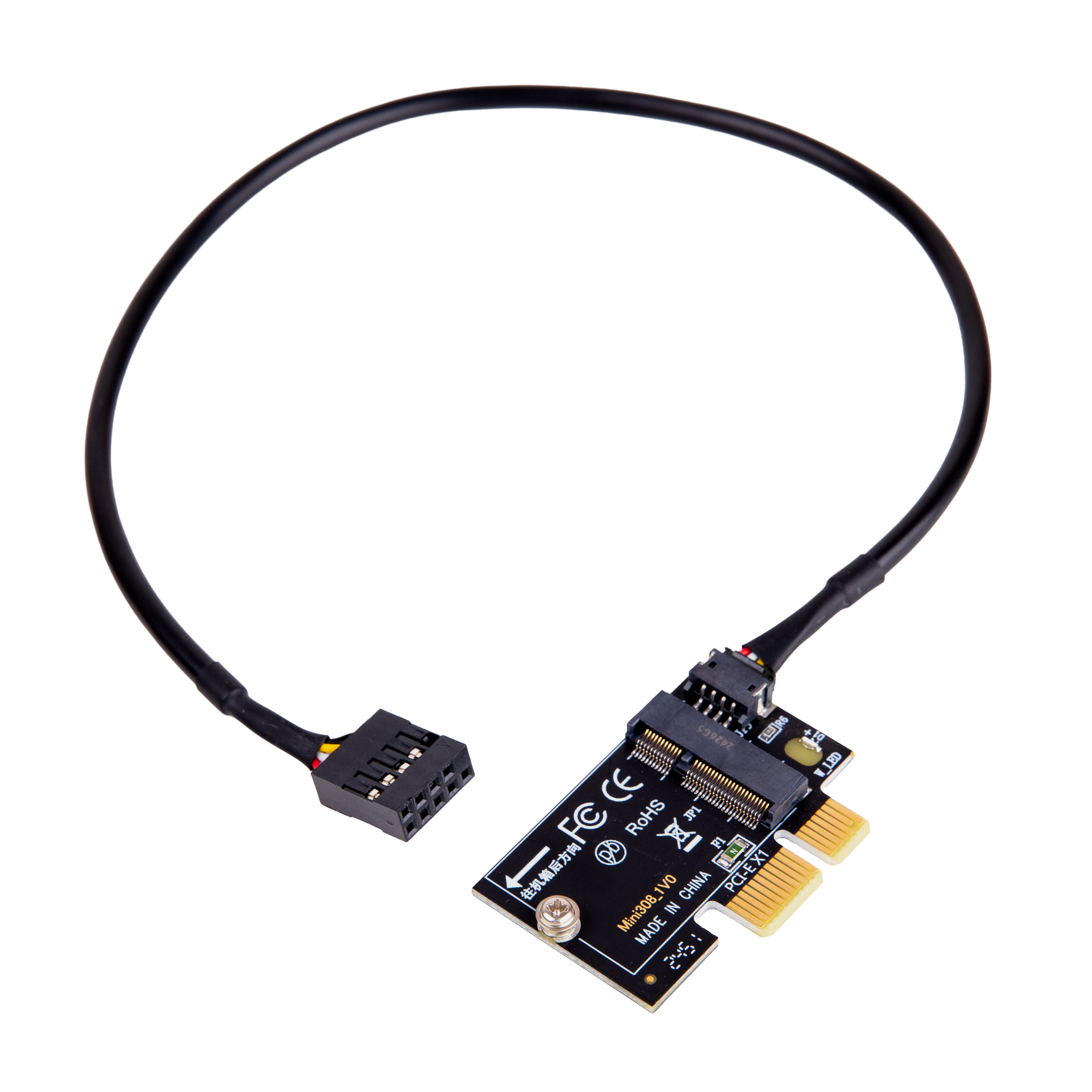 NGFF to PCIe Adapter with Cable – Mini PCIe Wireless Card Converter