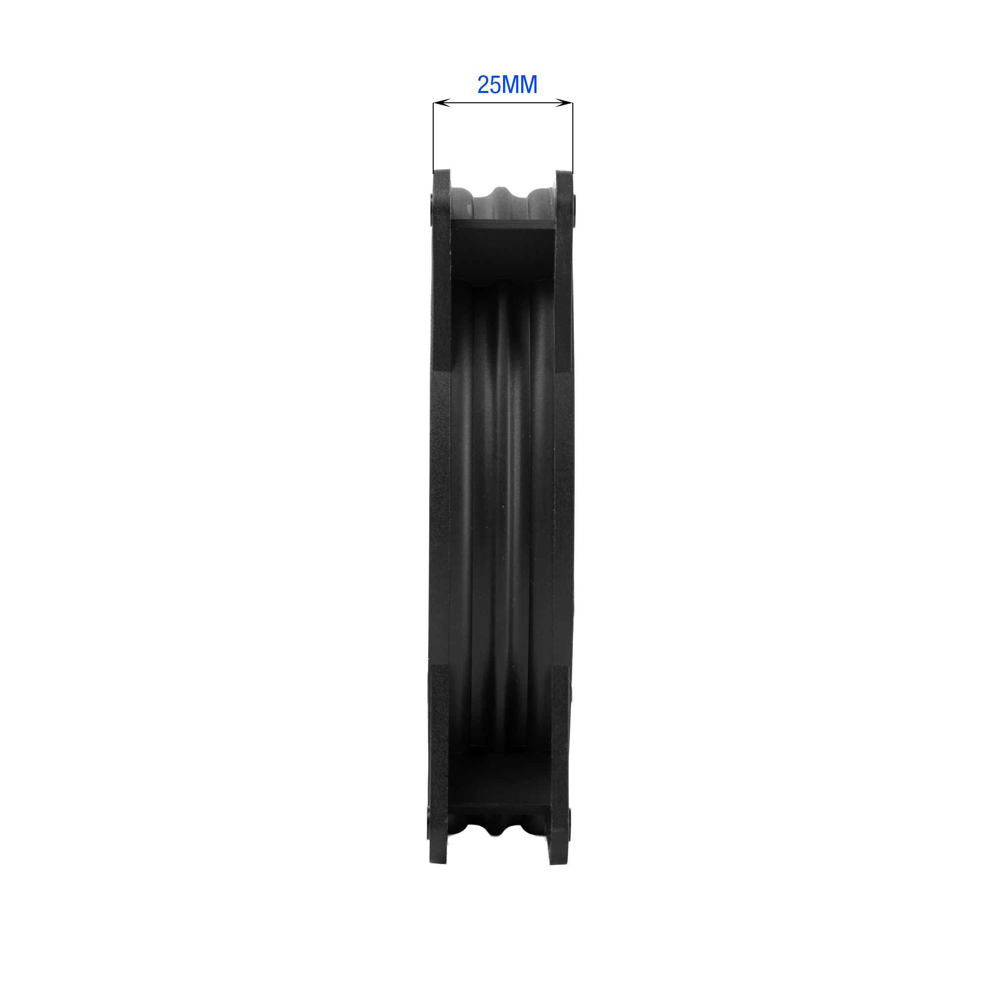 POWERX 120MM 9-Blade RGB Cooling Fan – Black