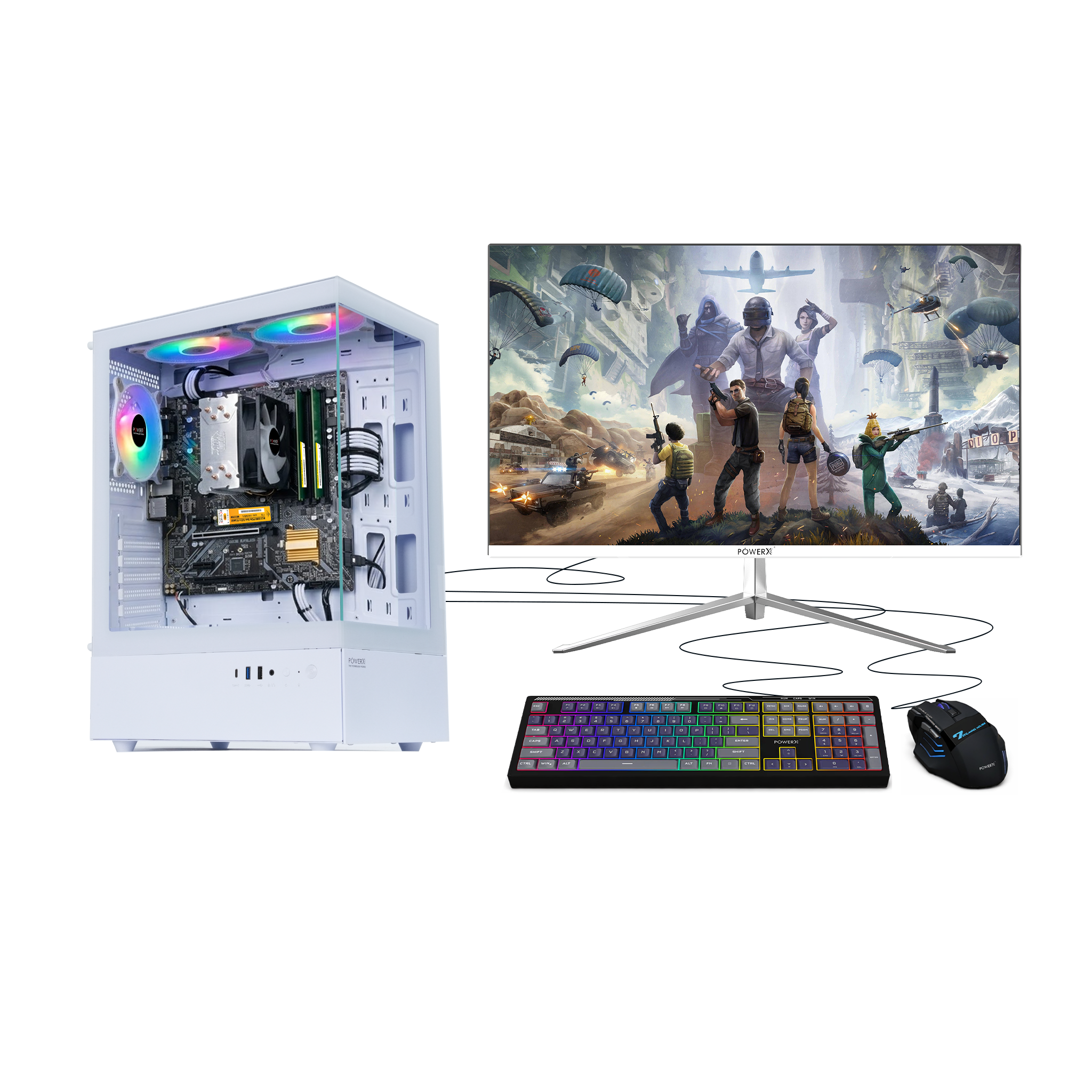 POWERX V700 GALAXY GAMING DESKTOP