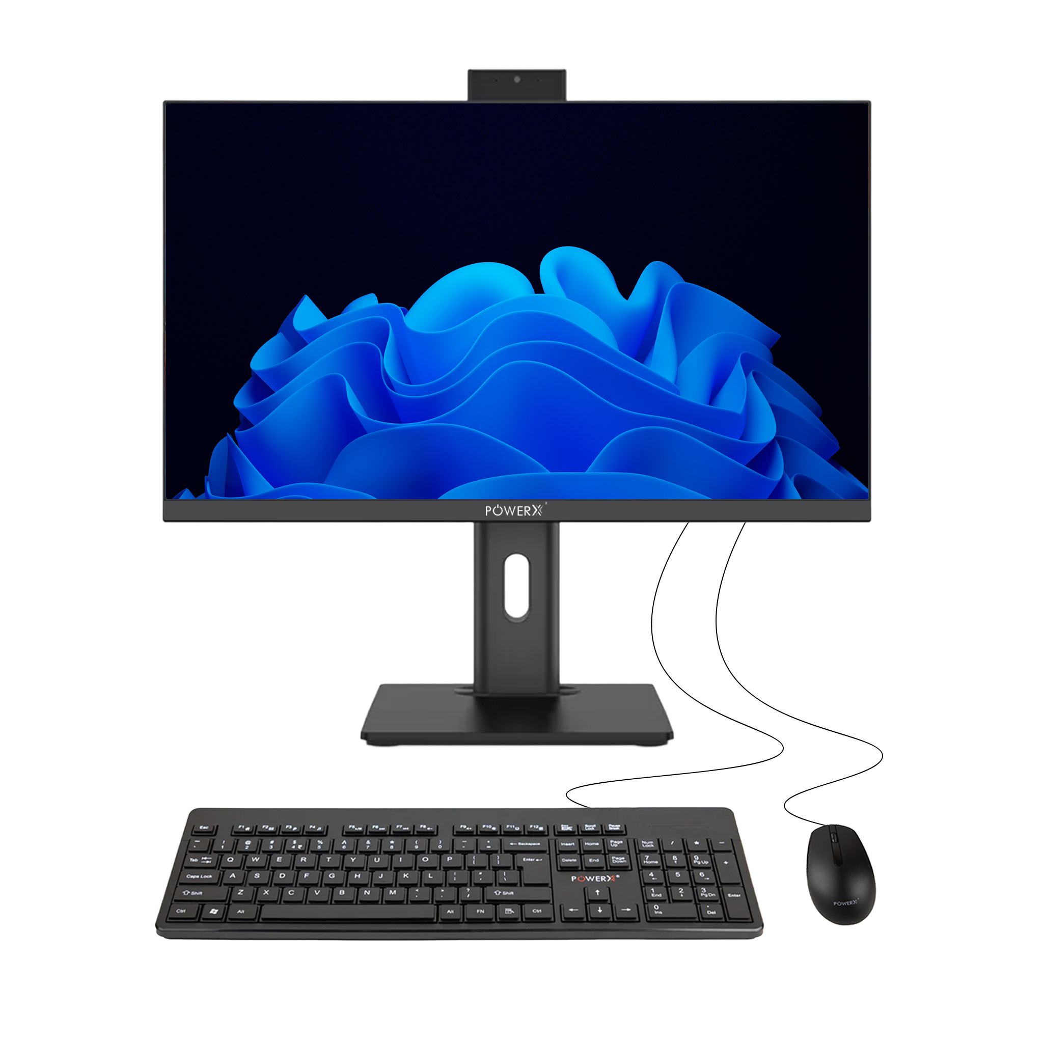 POWERX PXAIOI5I14 – 23.8” All-in-One PC | i5 14th Gen | 16GB RAM | 512GB SSD | FHD IPS Display | Windows 11 Pro | Dual Speakers | Webcam | Wi-Fi + Bluetooth