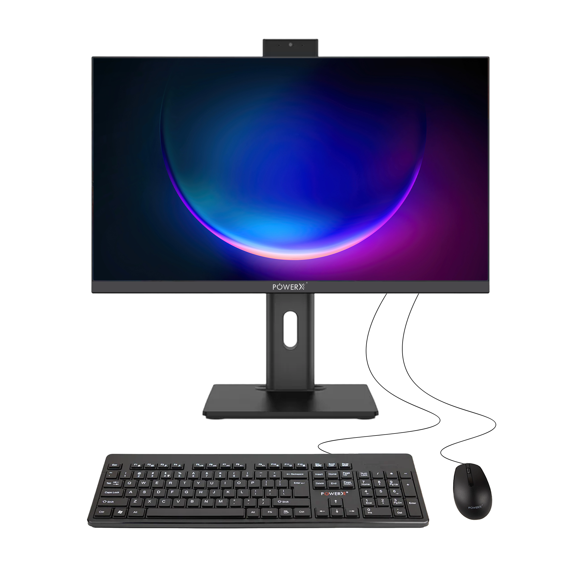 POWERX PXAIOI7I13 – 23.8” All-in-One PC | i7 13th Gen | 16GB RAM | 512GB SSD | FHD IPS Display | Windows 11 Pro | Dual Speakers | Webcam | Wi-Fi + Bluetooth