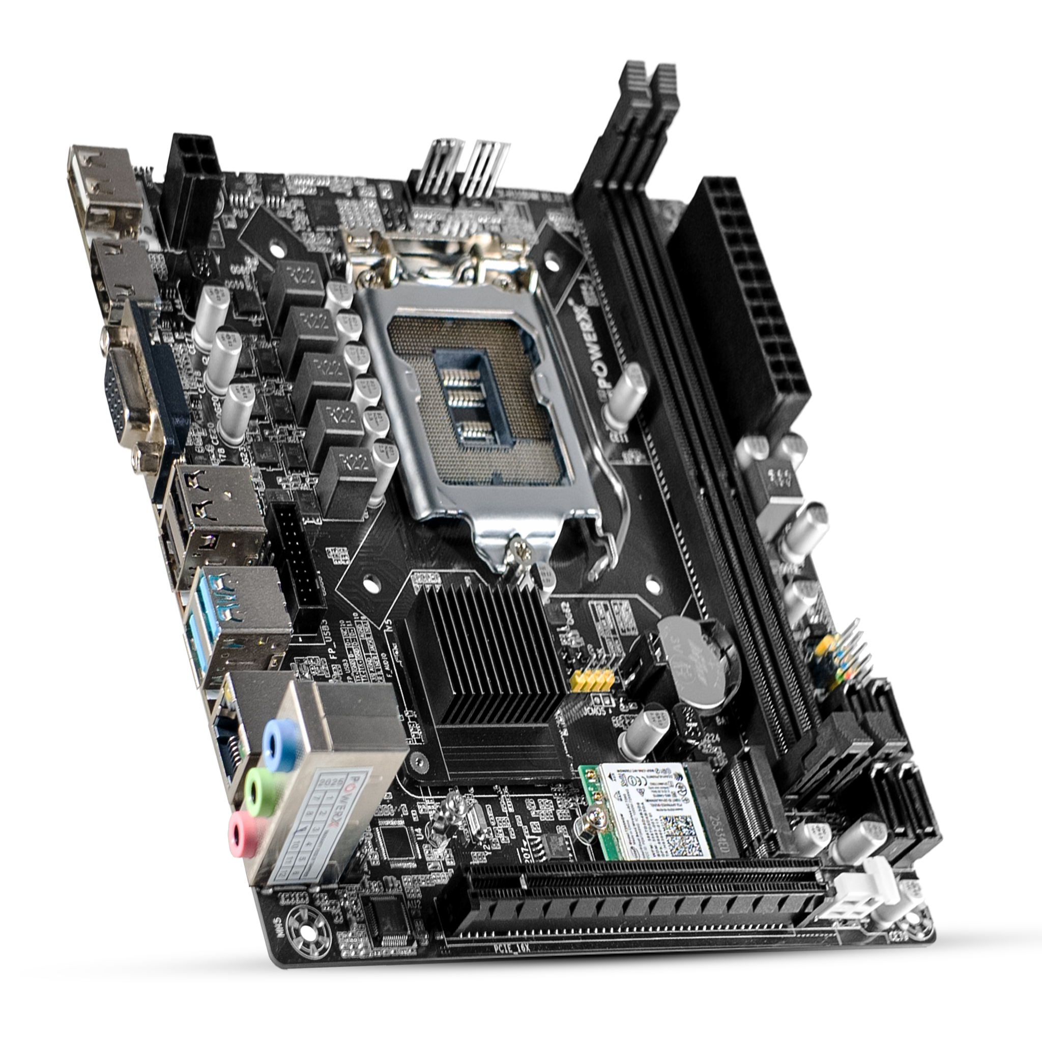 POWERX PMB-H110-DDR4 Motherboard with Wi-Fi + Bluetooth