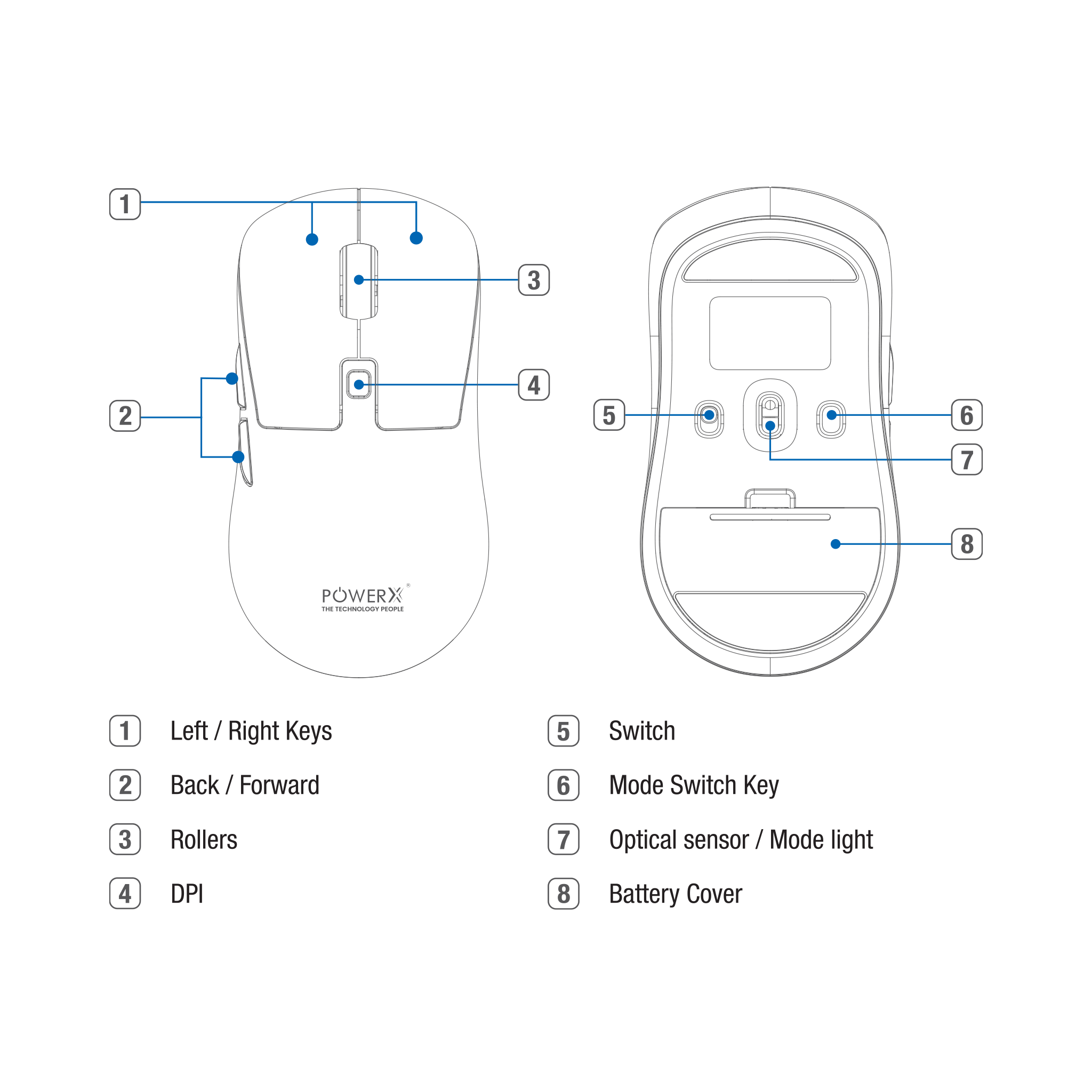 CRAWLER – W90 WIRELESS MOUSE