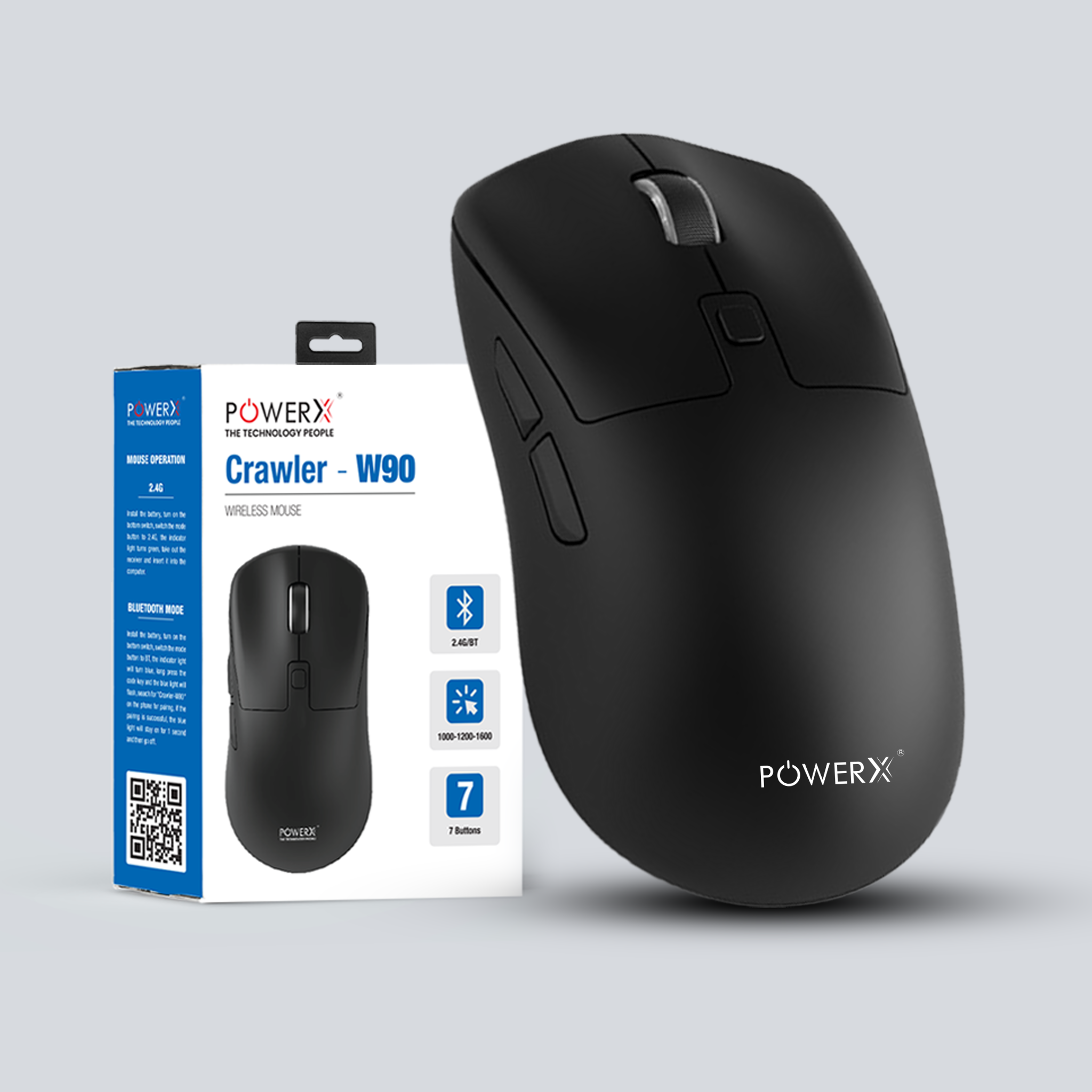 CRAWLER – W90 WIRELESS MOUSE