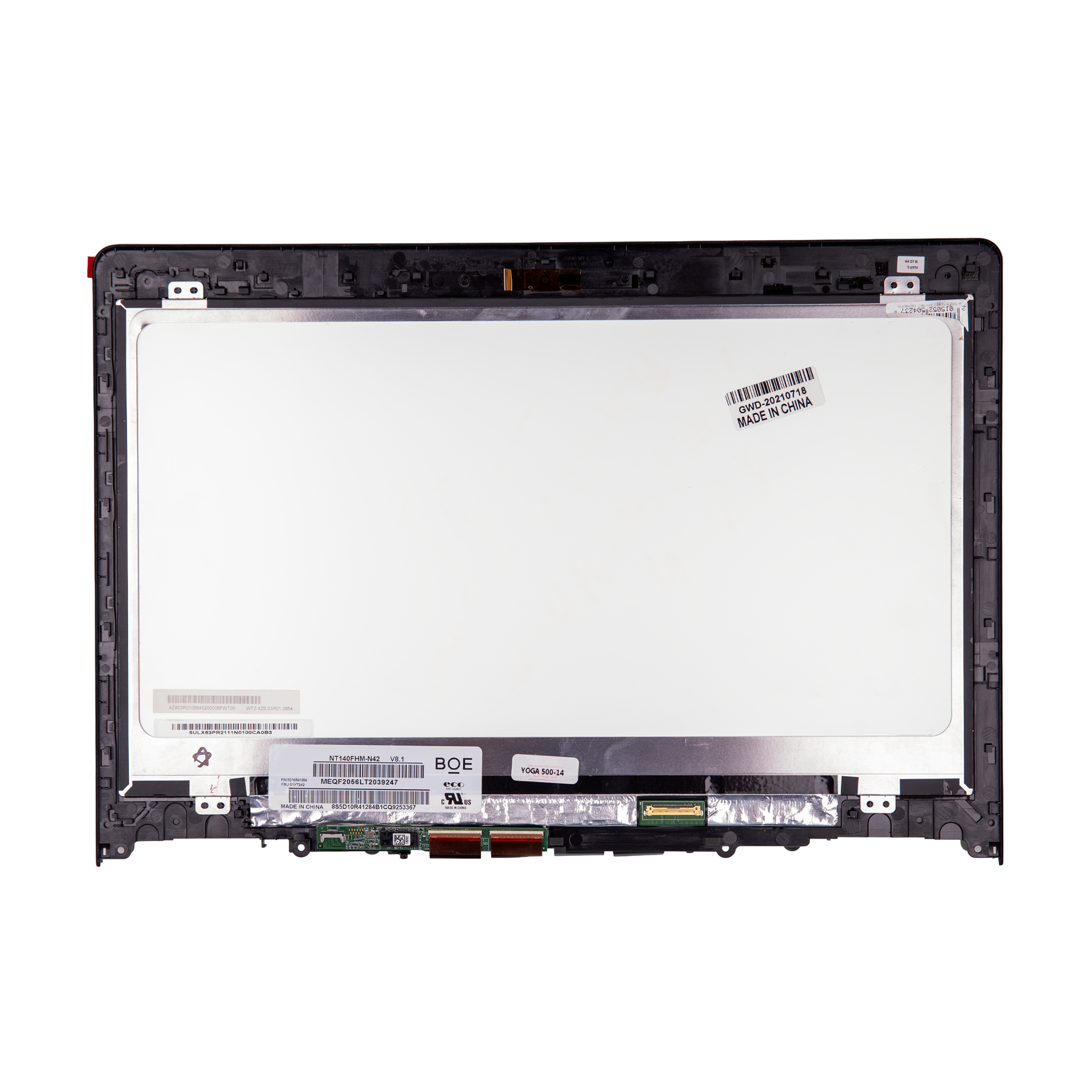 LENOVO YOGA 500-14 TOUCH+SCREEN+FRAME (Female Connector) without BODY