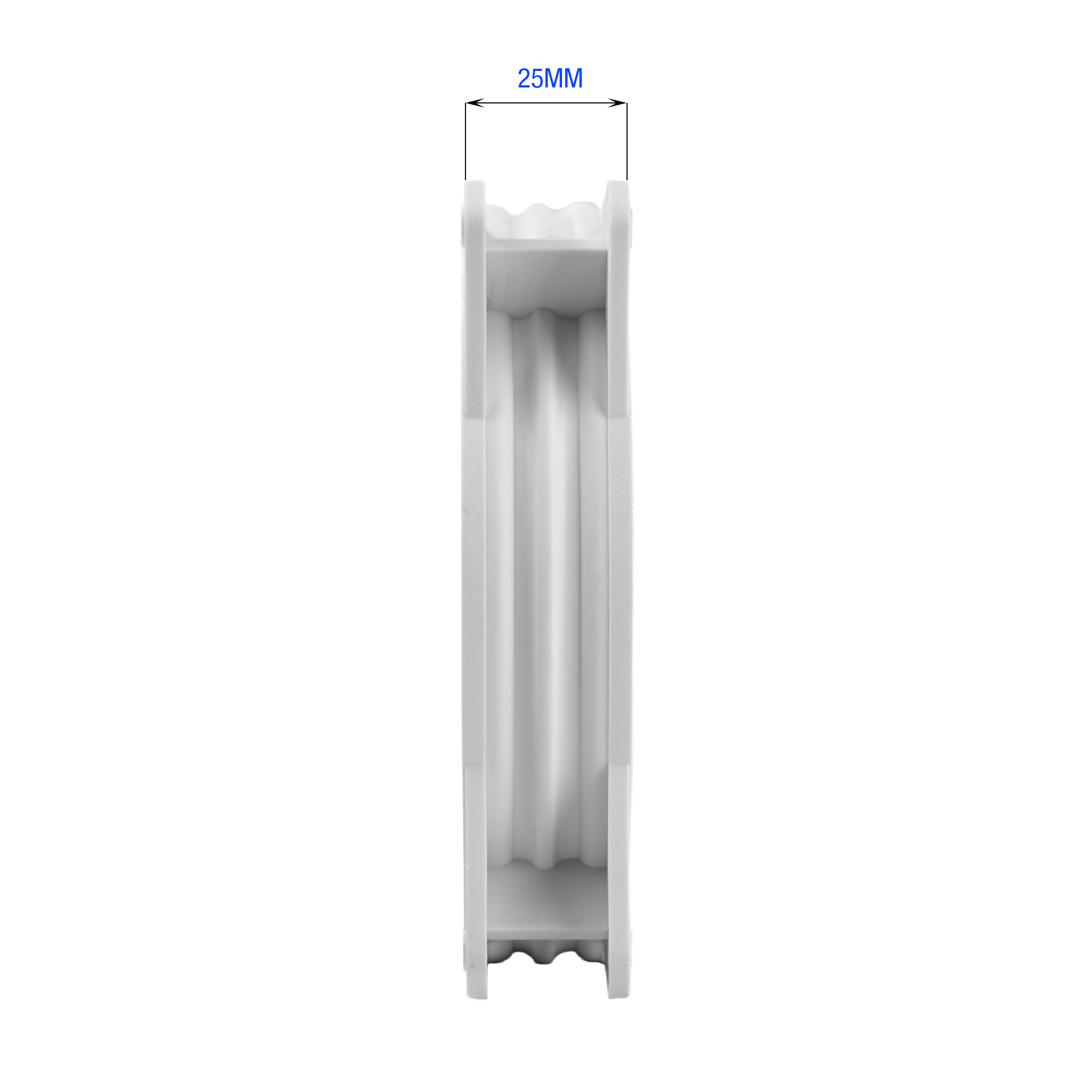 POWERX 120MM 9-Blade RGB Cooling Fan – White
